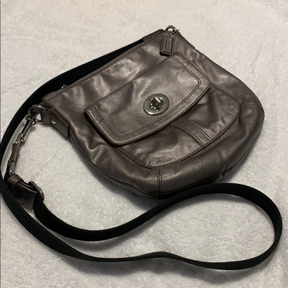 Coach | Grey/ Purple | Shoulder Purse